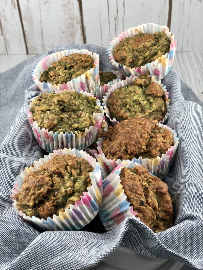 IBS Breakfast recipes - Zucchini Banana Bread Muffins