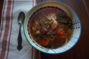 low FODMAP foods - slow cooker butternut squash & chicken soup
