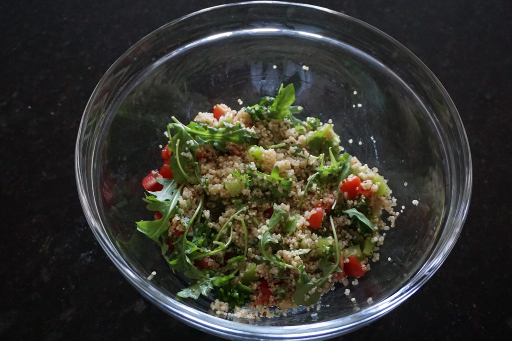 Quinoa & vegetable mixture