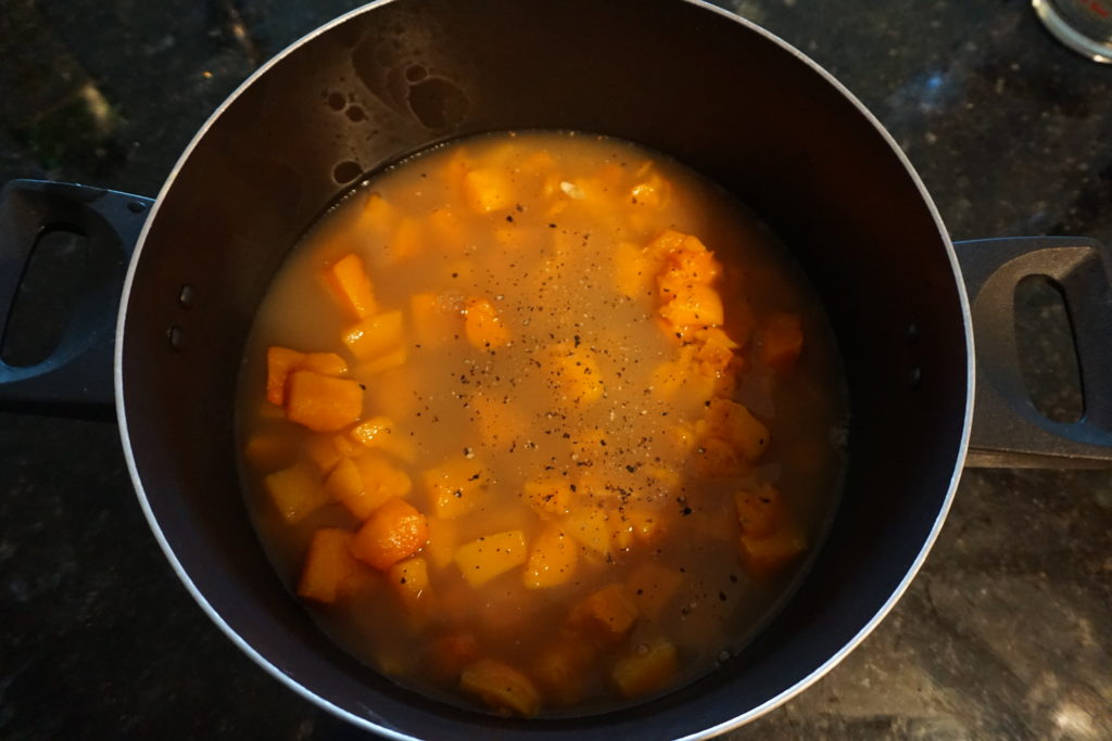 Soup in the making.