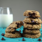 desserts FODMAP diet - Dark chocolate chip oat cookies