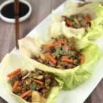 low FODMAP foods - chicken lettuce wraps