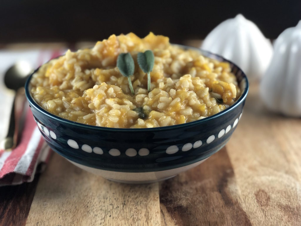low FODMAP foods - Butternut Squash Risotto