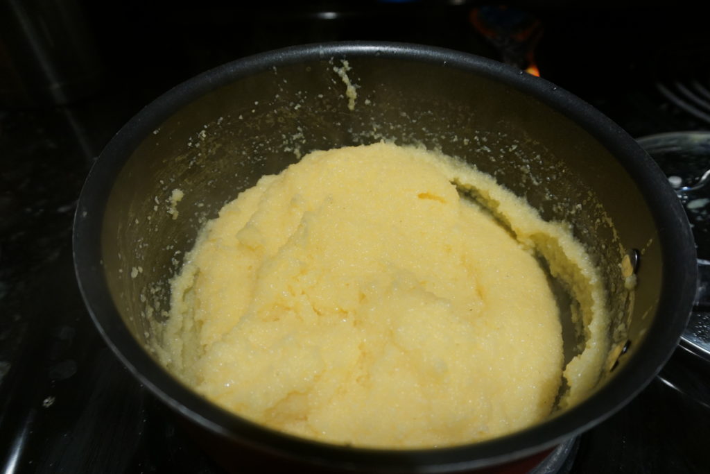 Polenta Ready to Serve.