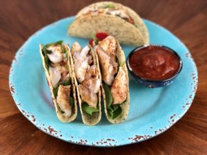 low FODMAP foods - Fish Tacos