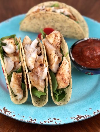 low FODMAP foods - Fish Tacos