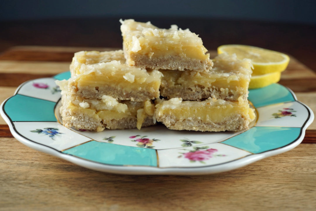 Coconut Lemon Bars- FODMAP desserts