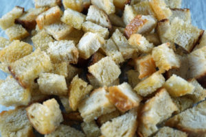 FODMAP diet - croutons