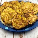 Low FODMAP side - parsnip & potato latkes