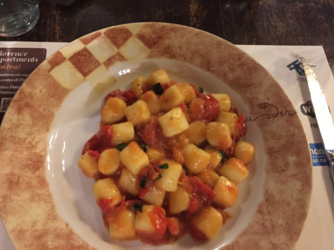 Amazing pasta in Florence, Italy