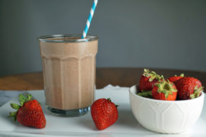 Chocolate Strawberry Milkshake