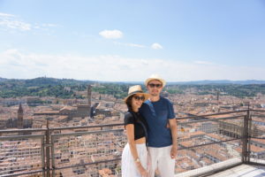 Eugene and I enjoying the GORGEOUS view at the top of the Duomo