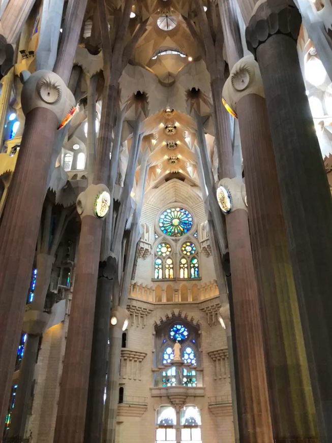 Inside the Sagrada Familia