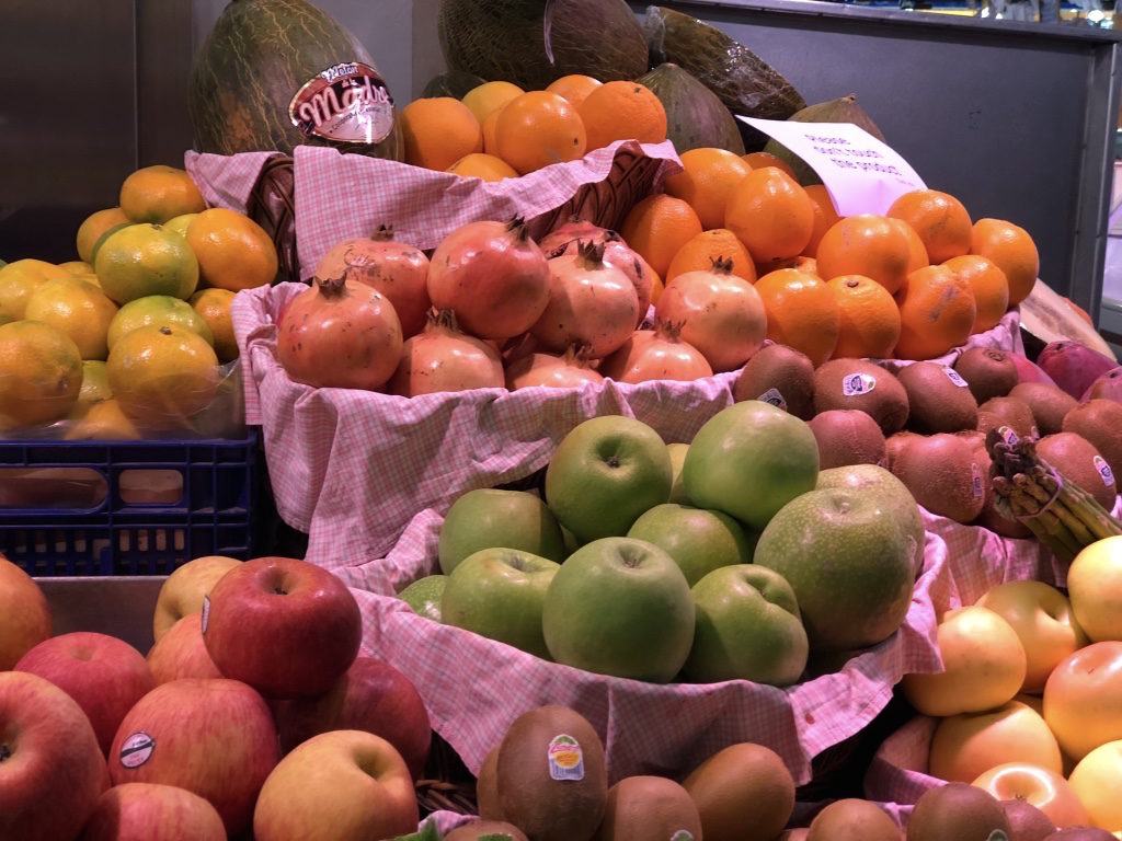 Produce in local market