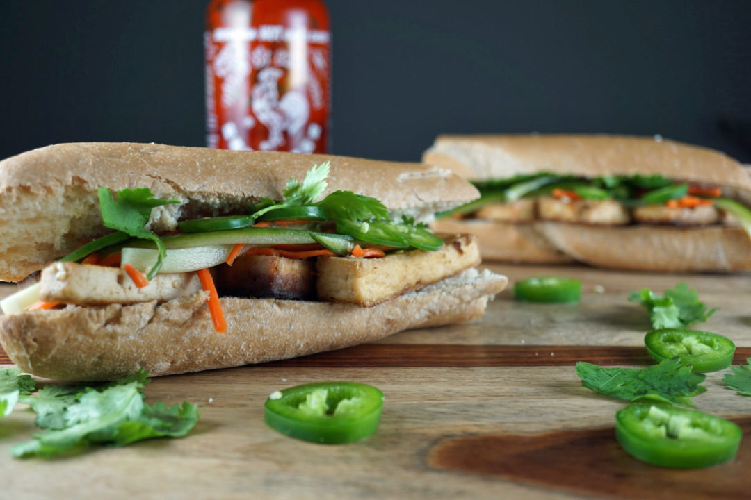 Tofu Banh Mi - vegetarian low fodmap