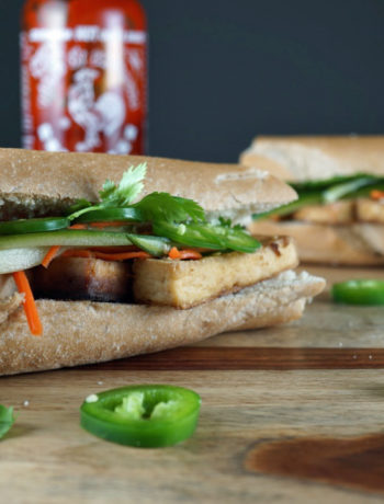 Tofu Banh Mi - vegetarian low fodmap