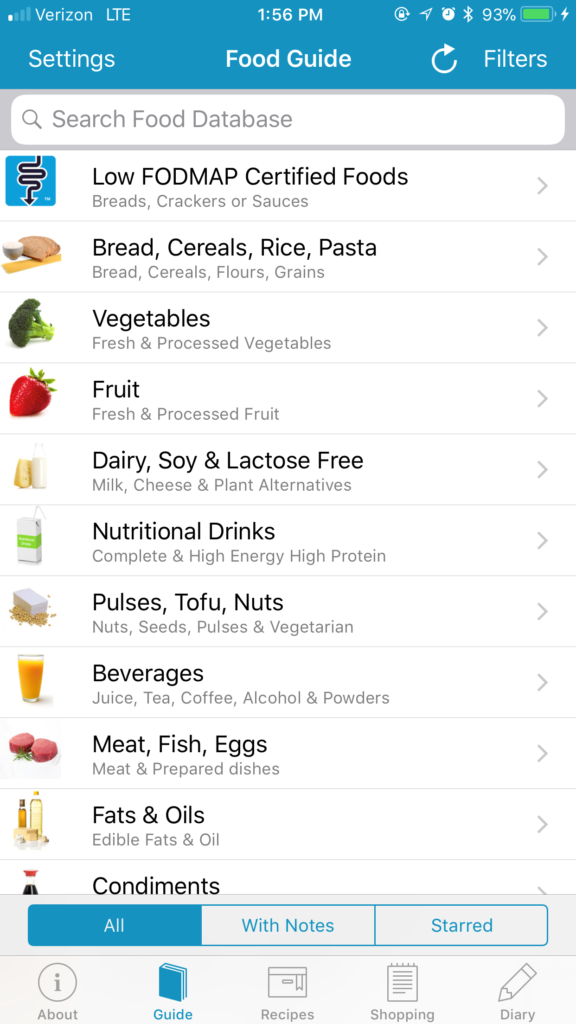 low fodmap diet Monash University FODMAP Application for the FODMAP diet.