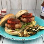 FODMAP burger - BBQ Turkey Burger