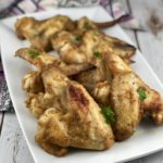 FODMAP appetizers - Baked Maple Mustard Chicken Wings