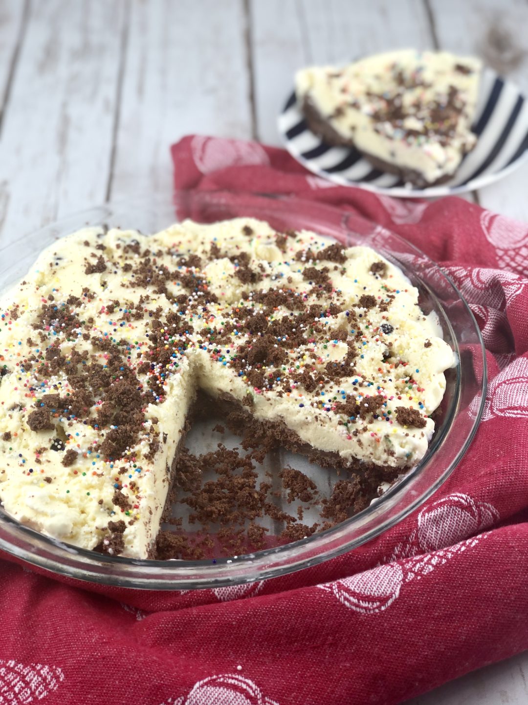 FODMAP desserts - ice cream pie