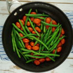 FODMAP vegetables - Sautéed Green Beans & Burst Tomatoes