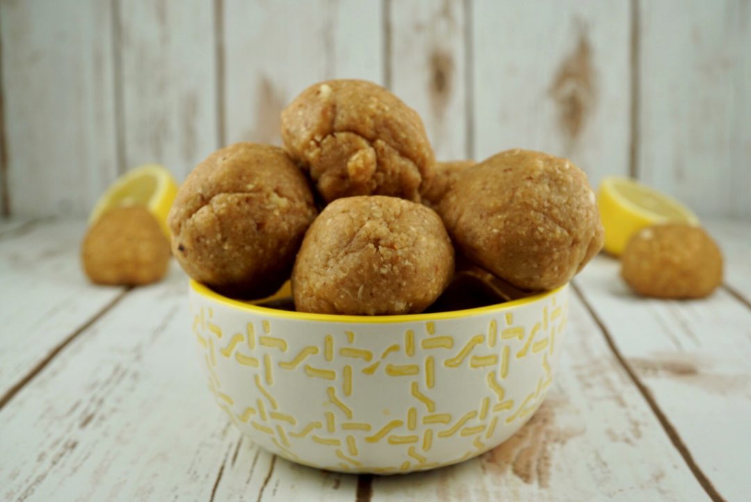 FODMAP snack recipes - Lemon Energy Balls