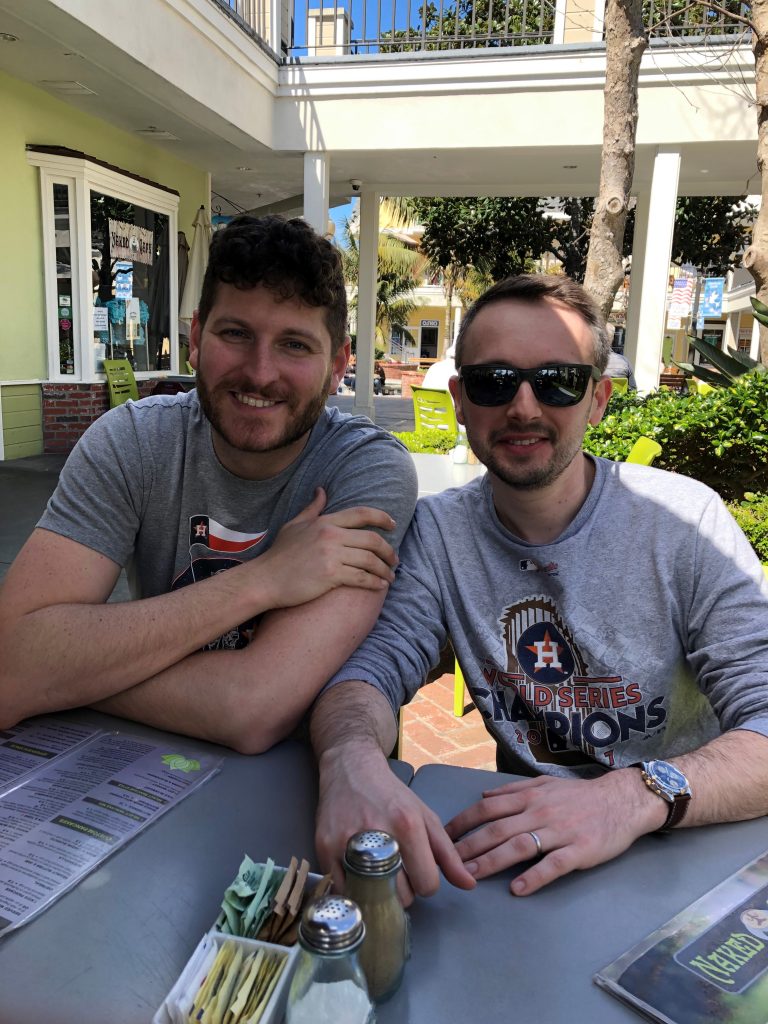 Boys at Naked Cafe