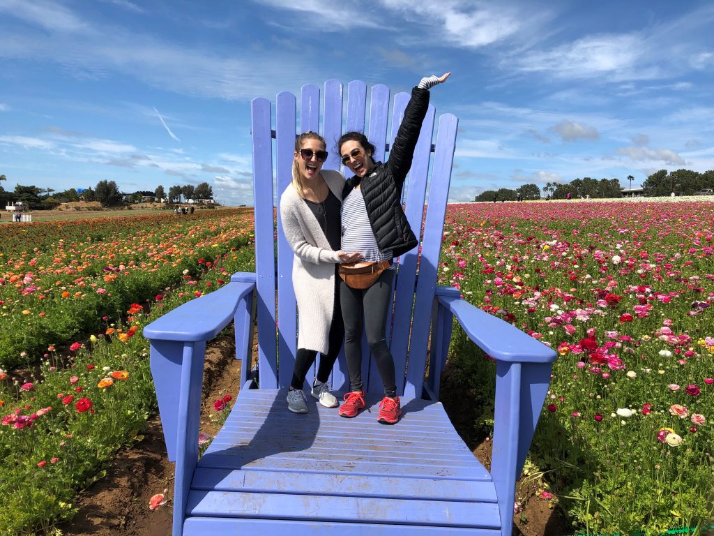 Flower Fields with Evan & Baby