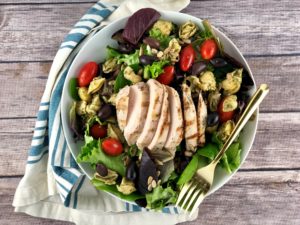 FODMAP chicken recipes - Copy Cat Version of Cafe Express Deli Chicken Salad