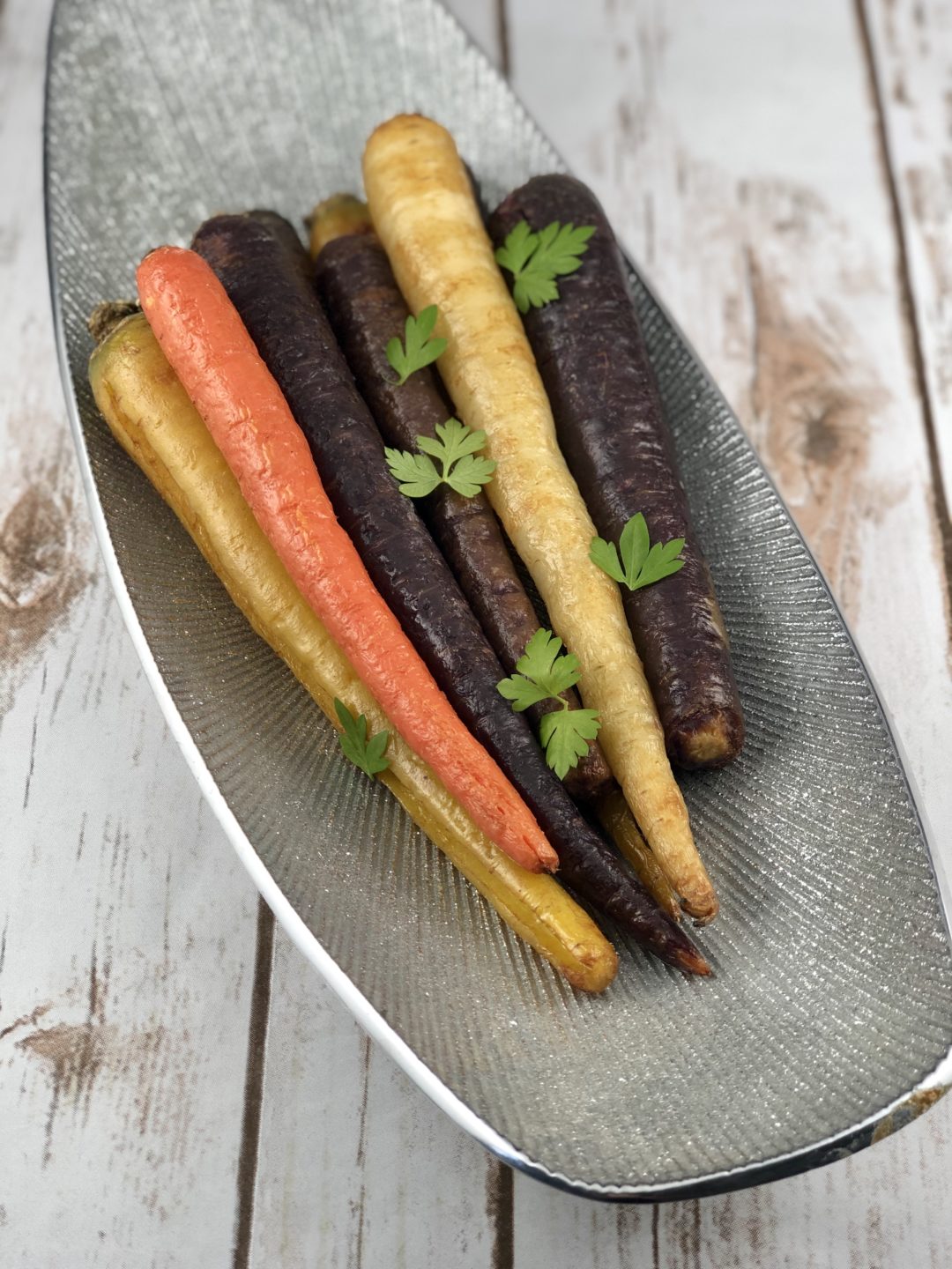 FODMAP safe vegetable - Tri-Color Roasted Carrots