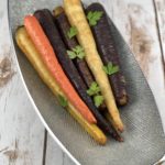 FODMAP safe vegetable - Tri-Color Roasted Carrots