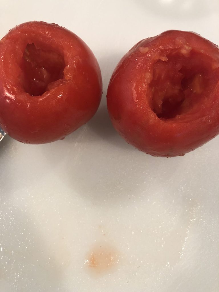 Cored Tomatoes