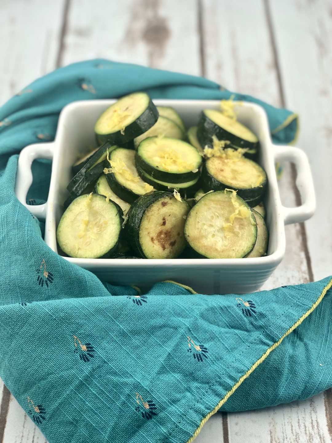 FODMAP side dish - sautéed zucchini