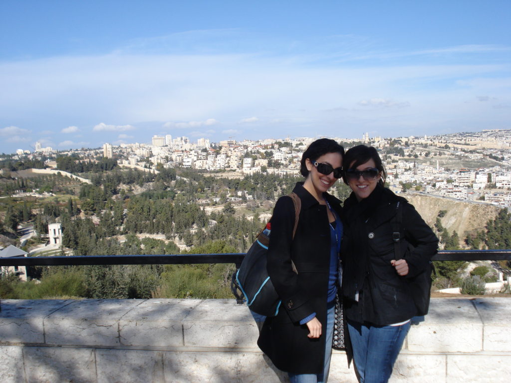 Jodi & I on our Birthright Trip