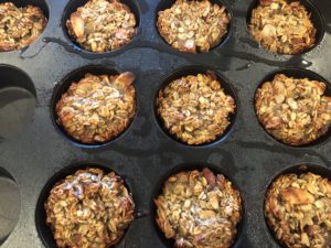 FODMAP breakfast recipe - Baked Oat Cups