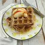 FODMAP diet breakfast recipe - apple cinnamon waffles