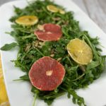 low FODMAP salad - citrus arugula salad